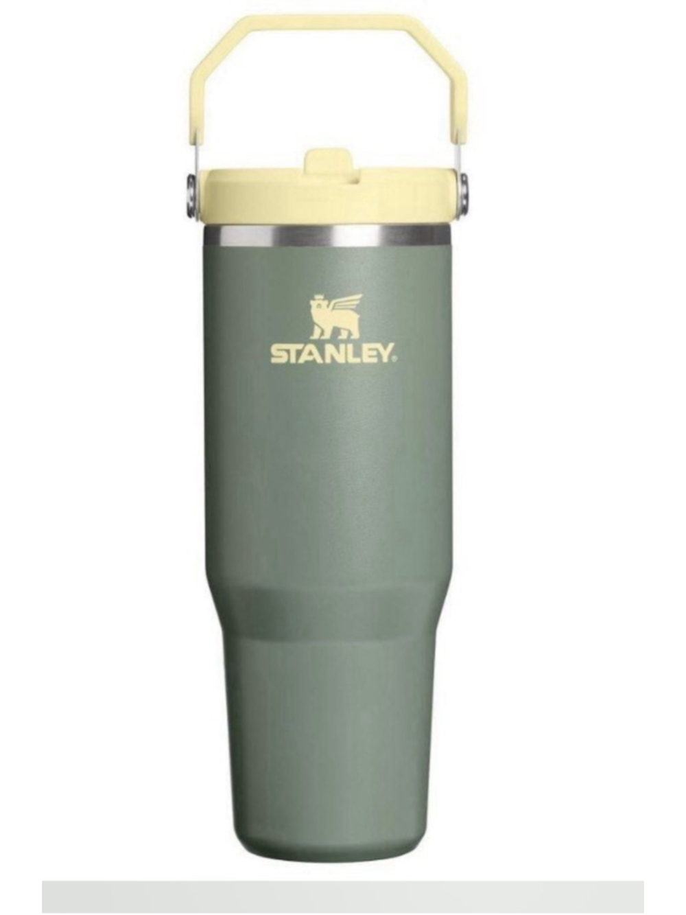 Stanley 30 oz Stainless Steel Ice Flow Flip Straw Tumbler Cactus Western